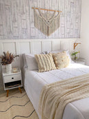 Manta de algodón Marcelle algodón cru 1,20x1,80